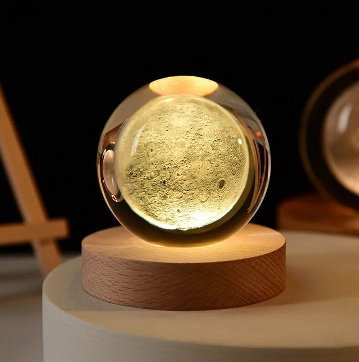 AstroSphere Crystal Lamp – Moon Lamp & Saturn Lamp