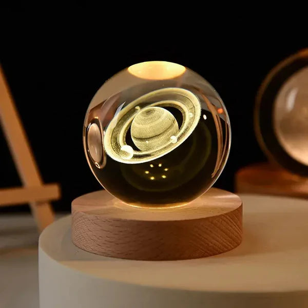 AstroSphere Crystal Lamp – Moon Lamp & Saturn Lamp