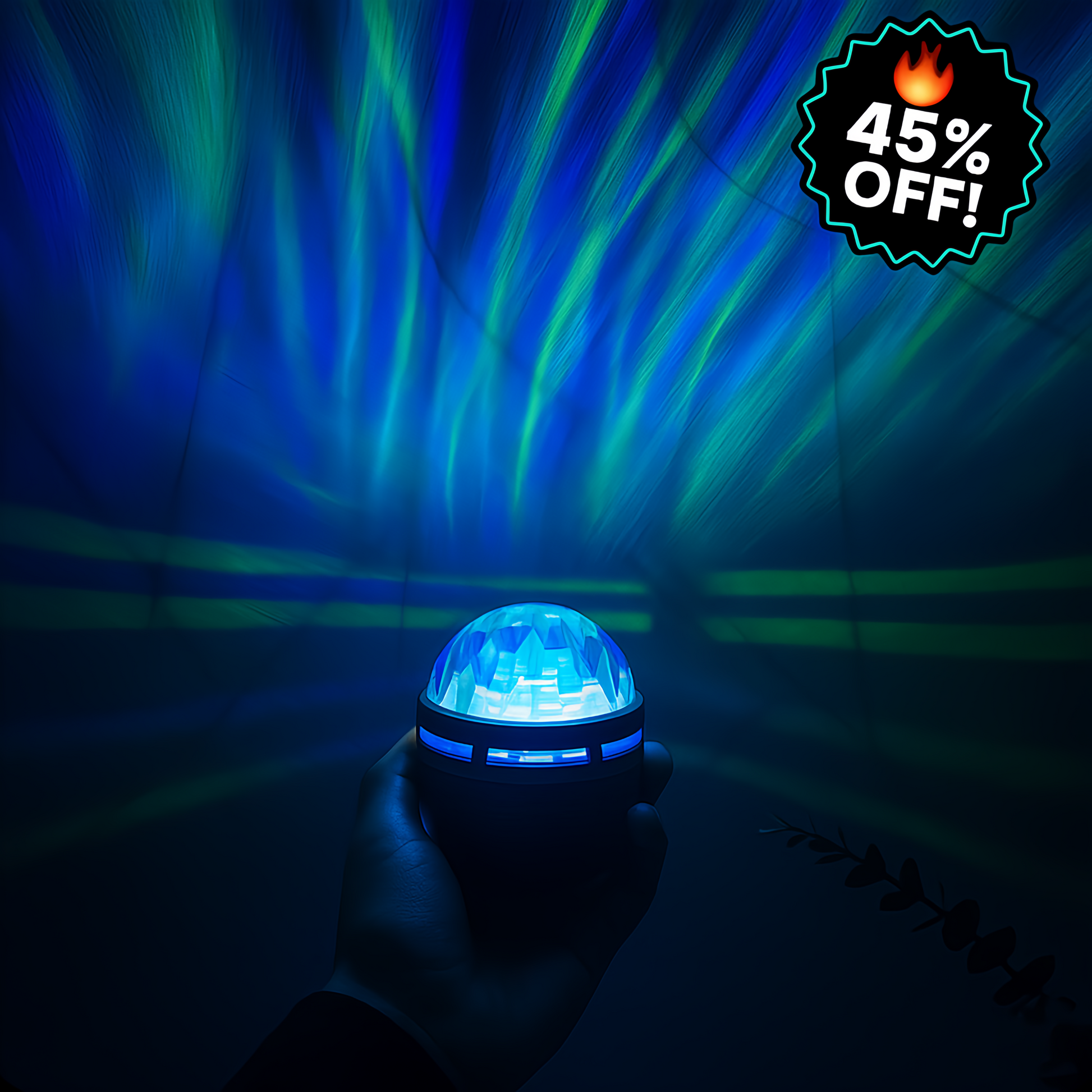 Astrolamps™ Nova with a 45% off badge on a dark background